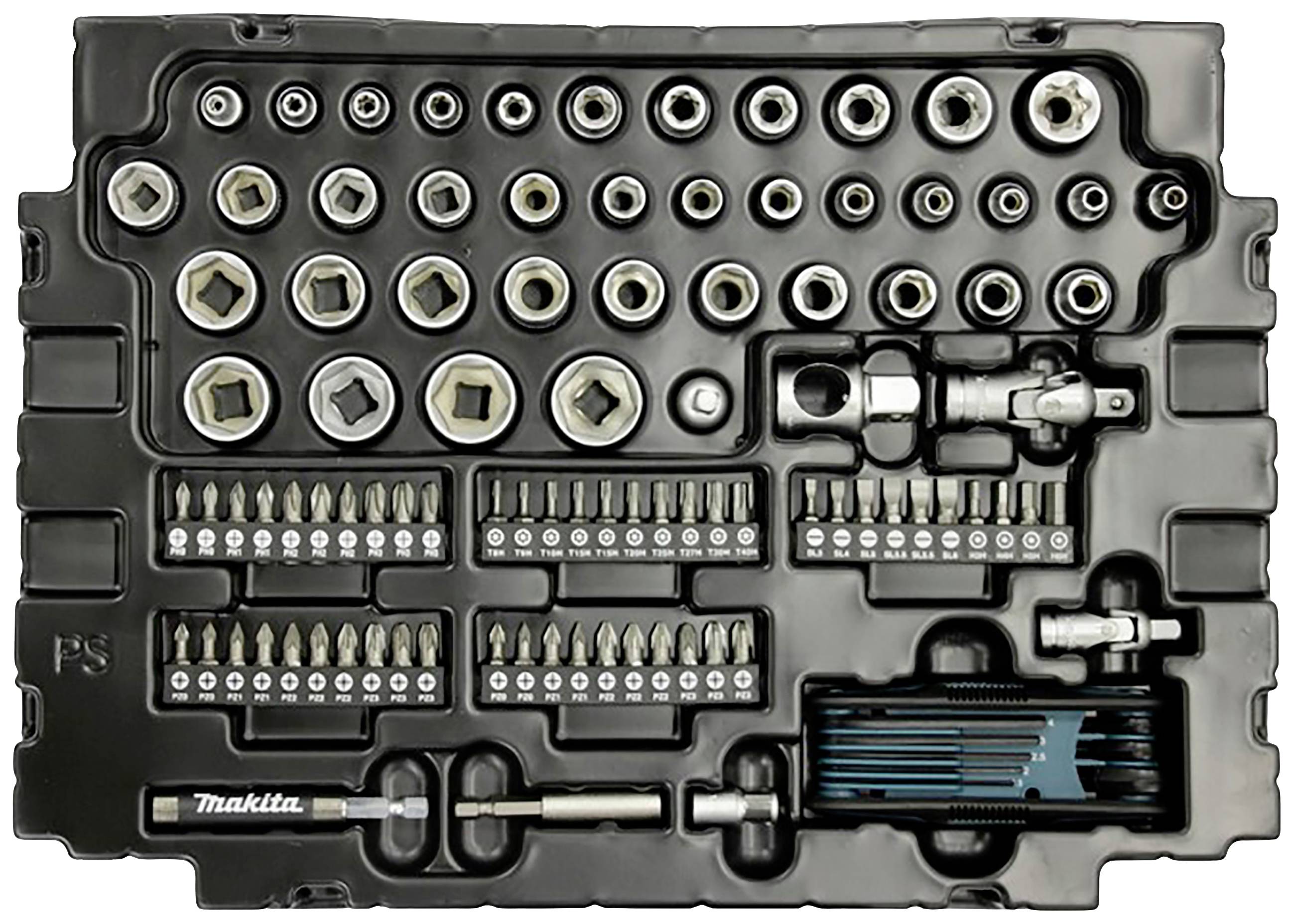 Makita E-08713 Werkzeugset Universal im Koffer 120teilig