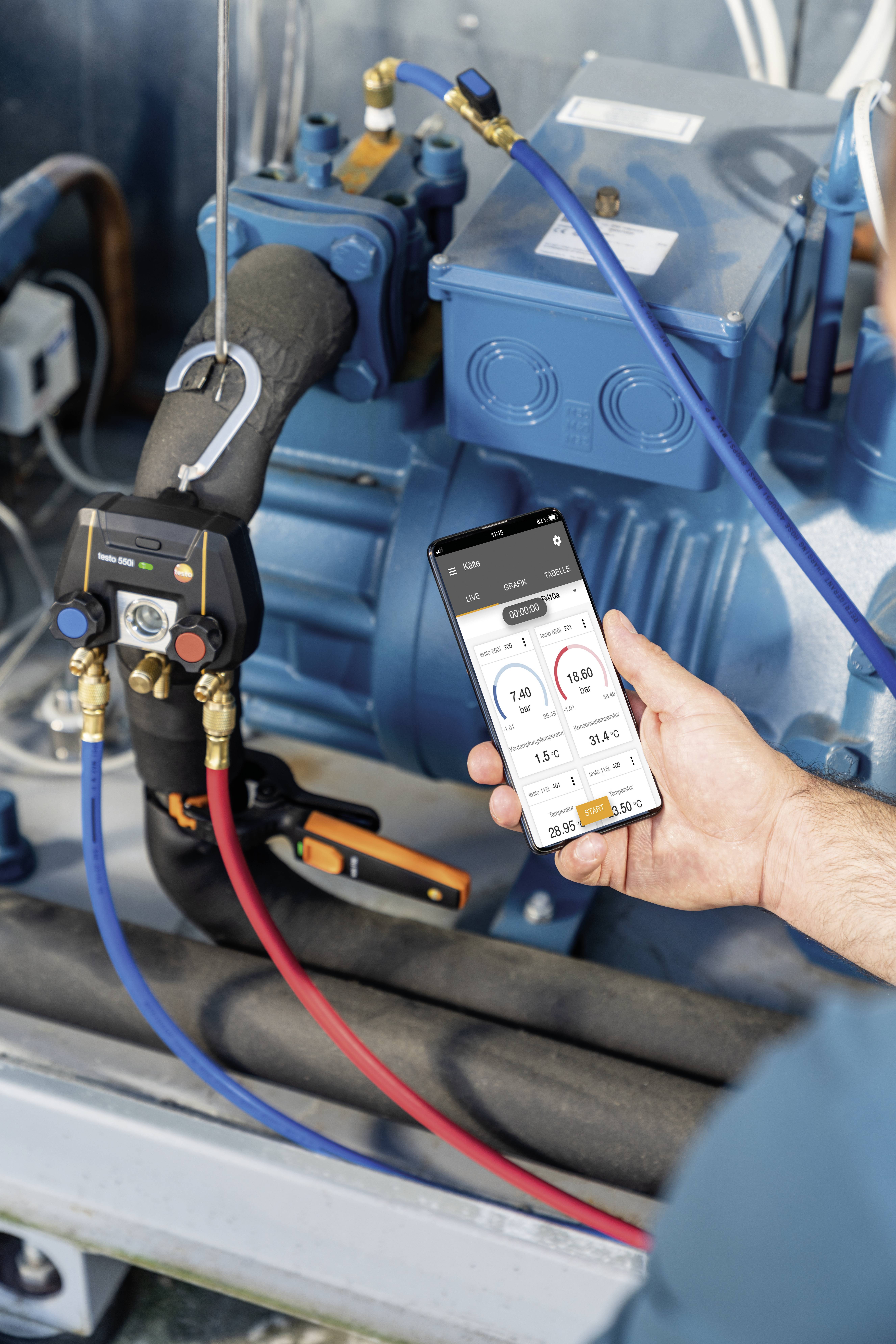 Testo Kältemittel-Messgerät 550i