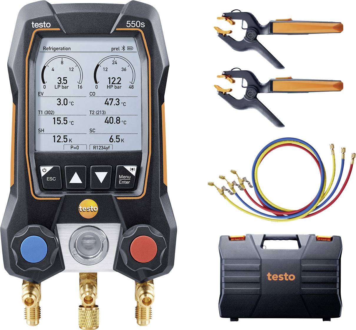 Testo Kältemittel-Messgerät 550 Smart Set