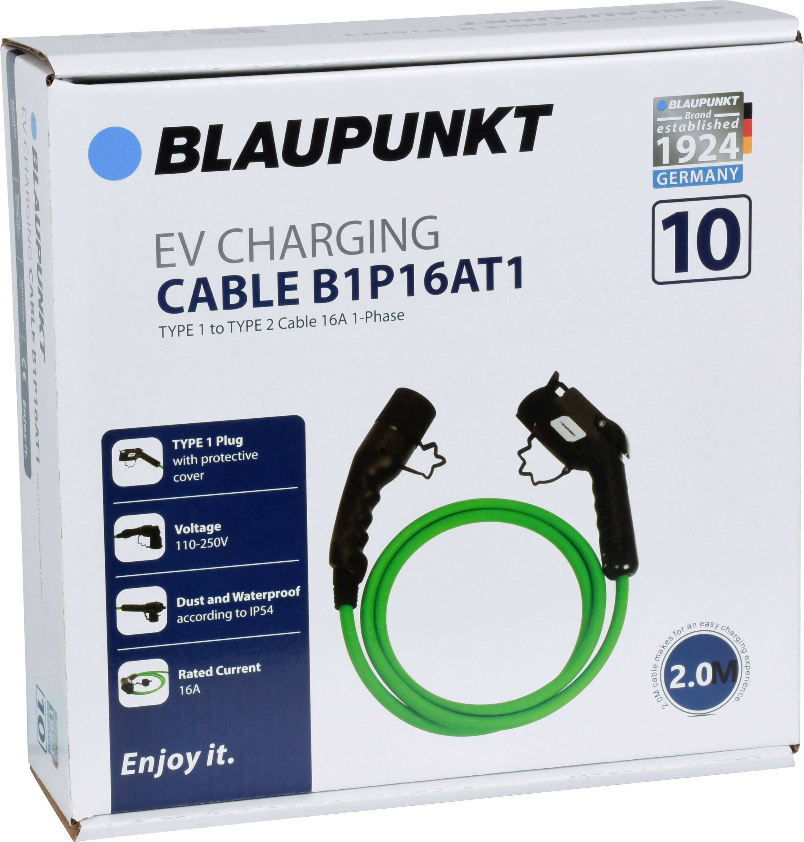 Blaupunkt B1P16AT1 eMobility Ladekabel 2m