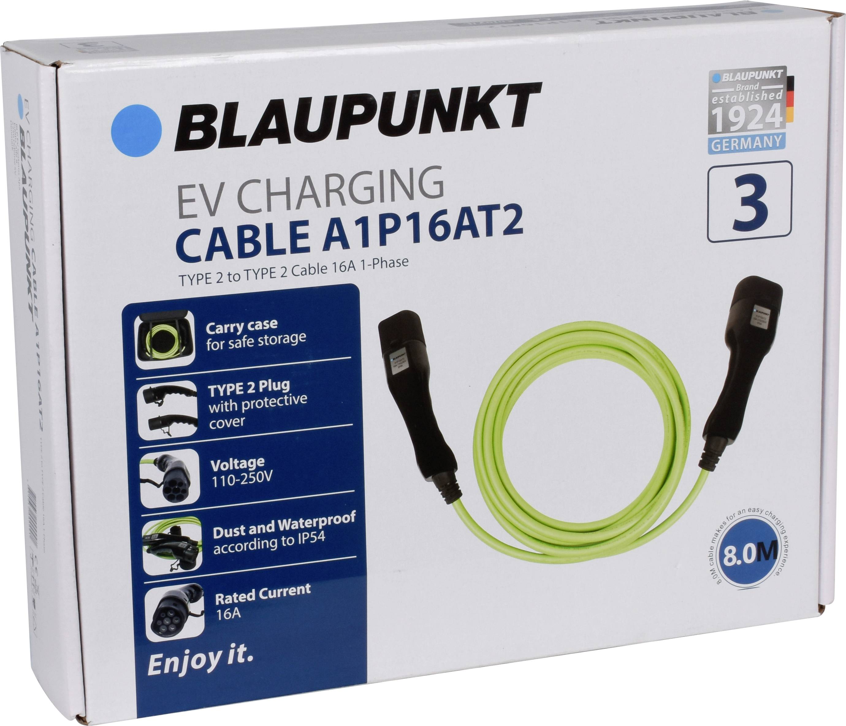 Blaupunkt A1P16AT2 eMobility Ladekabel 8m