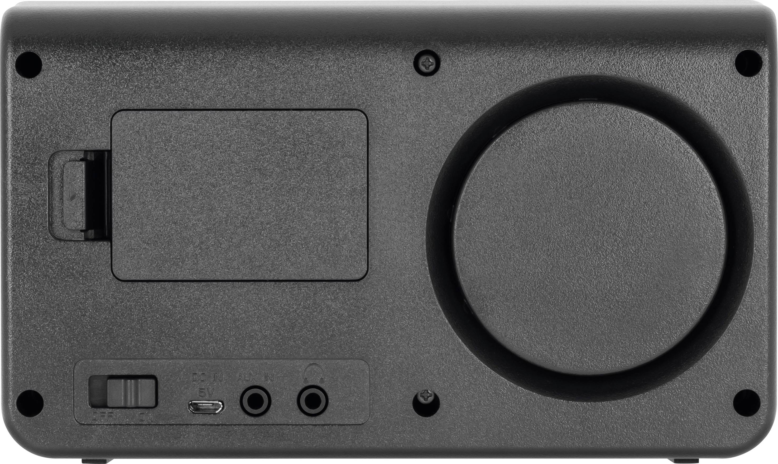 TechniSat STERNRADIO IR 2 Internet Tischradio Internet AUX, WLAN, Internetradio Weckfunktion, wiederaufladbar Schwarz