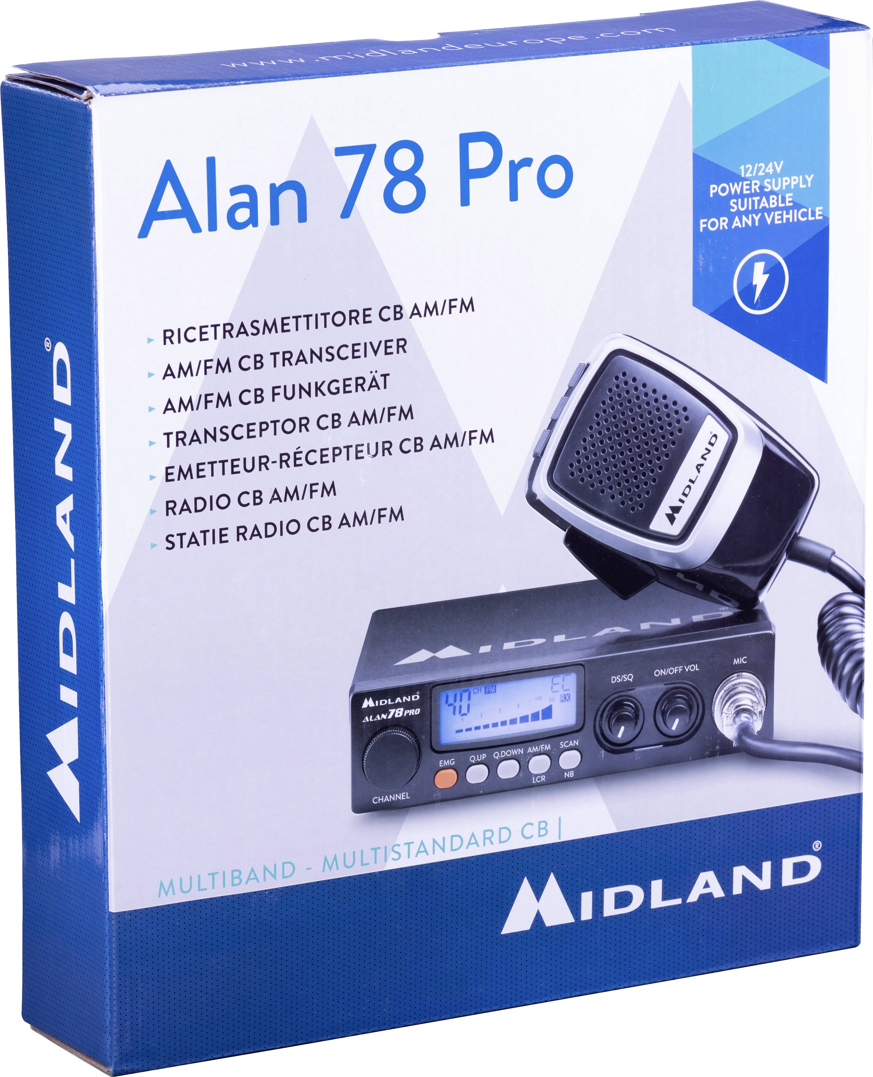 Midland Alan78 Pro, CB Funk C423.16 CB-Funkgerät
