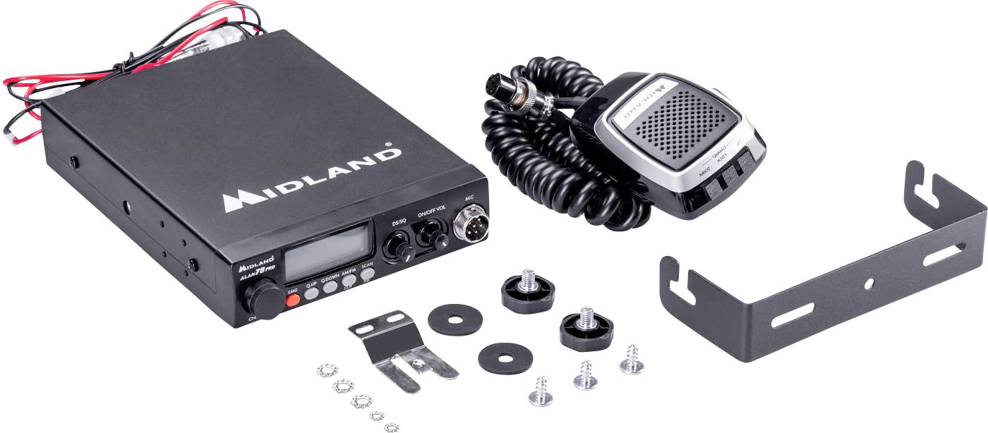 Midland Alan78 Pro, CB Funk C423.16 CB-Funkgerät
