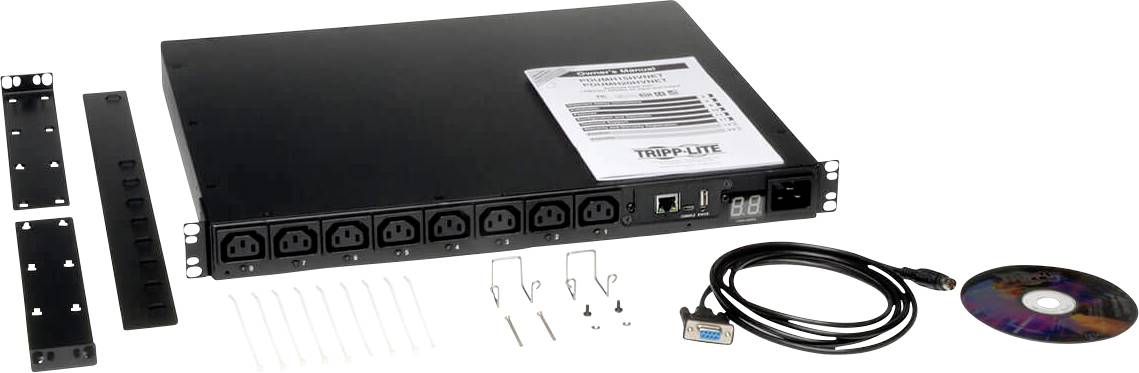 Tripp Lite PDUMH15HVNET 19 Zoll Verteilereinbaueinheit 1 HE Kaltgeräte-Steckdose C13 10A, Kaltgeräte-Steckdose C19 16A Geeigne