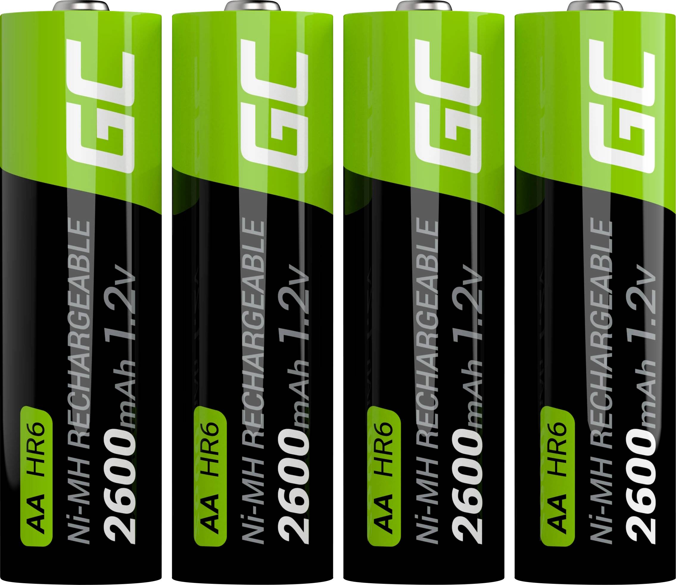 Green Cell HR6 Mignon (AA)-Akku NiMH 2600 mAh 1.2V 4St.