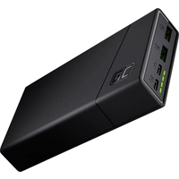 Green Cell PowerPlay20 Powerbank 20000 mAh Quick Charge LiPo Schwarz Statusanzeige Green Cell PowerPlay20 Powerbank 20000 mAh Quick Charge LiPo Schwarz Statusanzeige