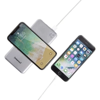 Intenso WPD 10000 Powerbank 10000 mAh Quick Charge 3.0, USB PD 3.0 LiPo USB-A, USB-C® Silber Statusanzeige Intenso WPD 10000 Powerbank 10000 mAh Quick Charge 3.0, USB PD 3.0 LiPo USB-A, USB-C® Silber Statusanzeige