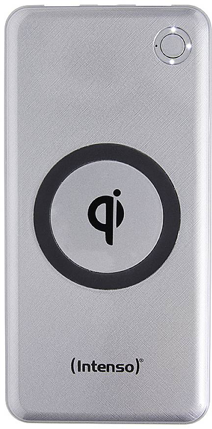 Intenso WPD 10000 Powerbank 10000 mAh Quick Charge 3.0, USB PD 3.0 LiPo USB-A, USB-C® Silber Statusanzeige