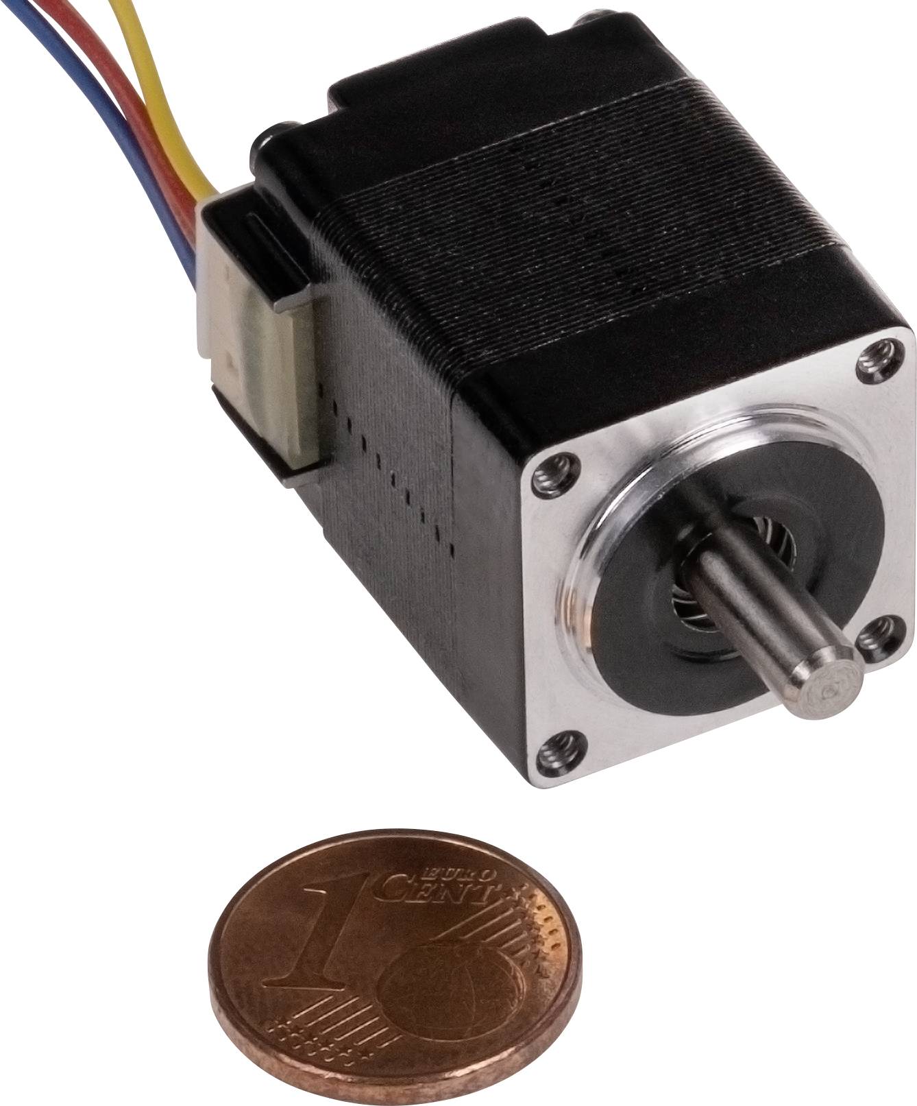 Joy-it Schrittmotor NEMA08-03 0.022 Nm 0.6A 0.6A Wellen-Durchmesser: 4mm