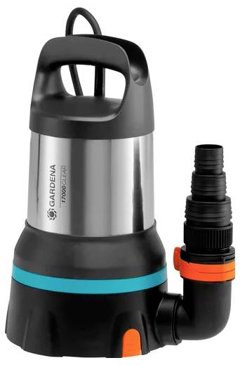 GARDENA 09036-61 Klarwasser-Tauchpumpe 17.000 l/h 9 m