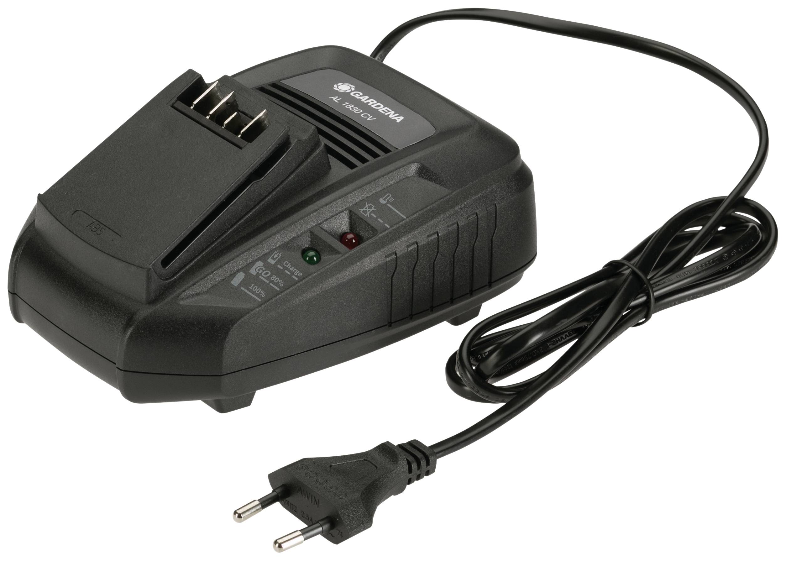 GARDENA PowerMax 32/36V P4A Ready-To-Use-Set Akku Rasenmäher inkl. 2. Akku, inkl. Ladegerät, mit Ra
