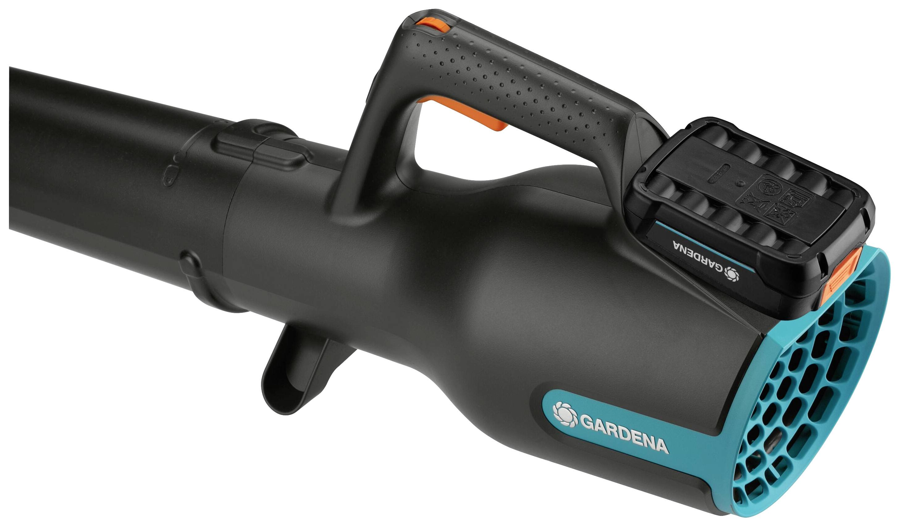 GARDENA 14890-20 PowerJet 18V P4A Ready-To-Use Set Akku Laubbläser inkl. Akku 18V