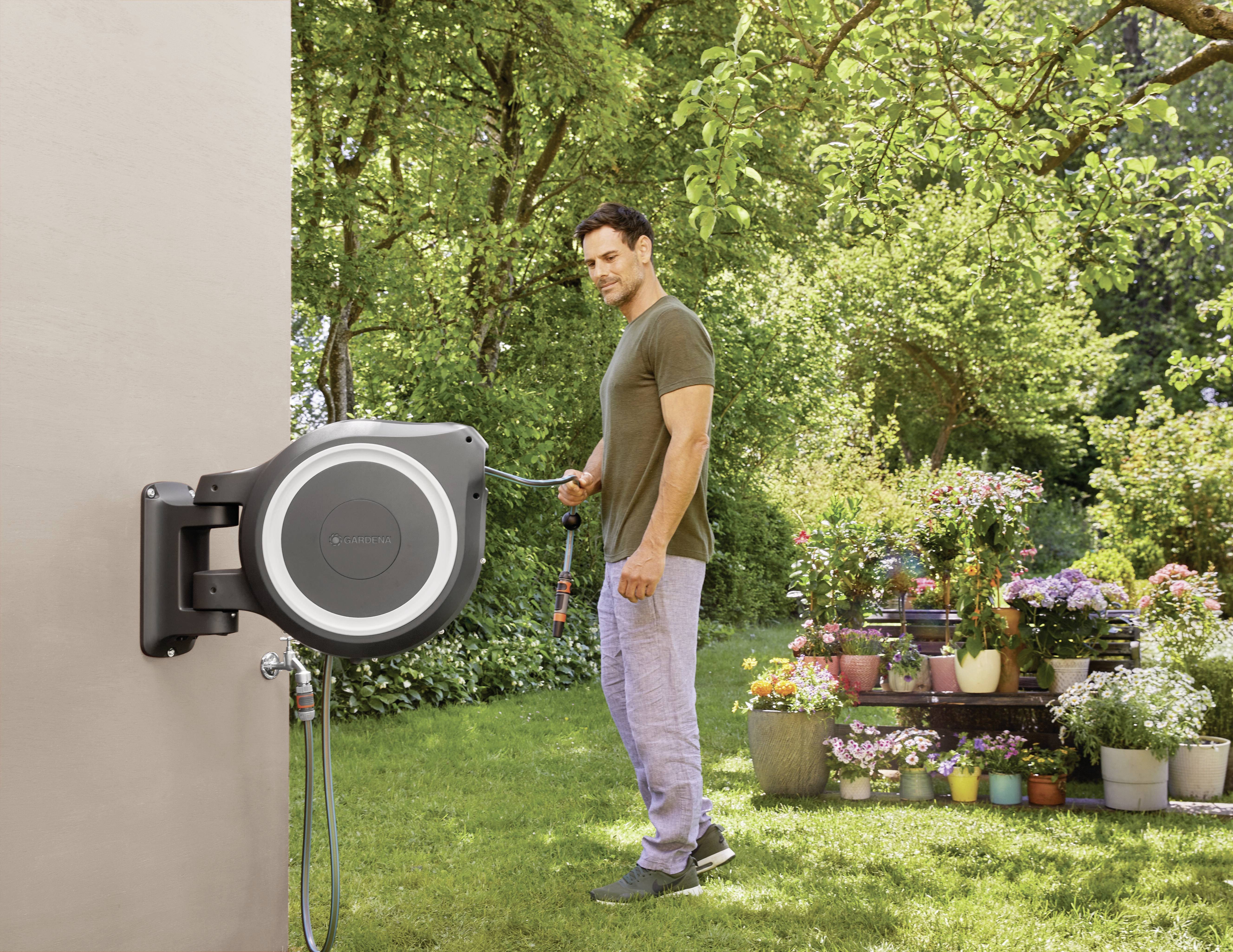 GARDENA 18627-20 RollUp L 30 m 30 m 1 St. Gartenschlauchaufroller