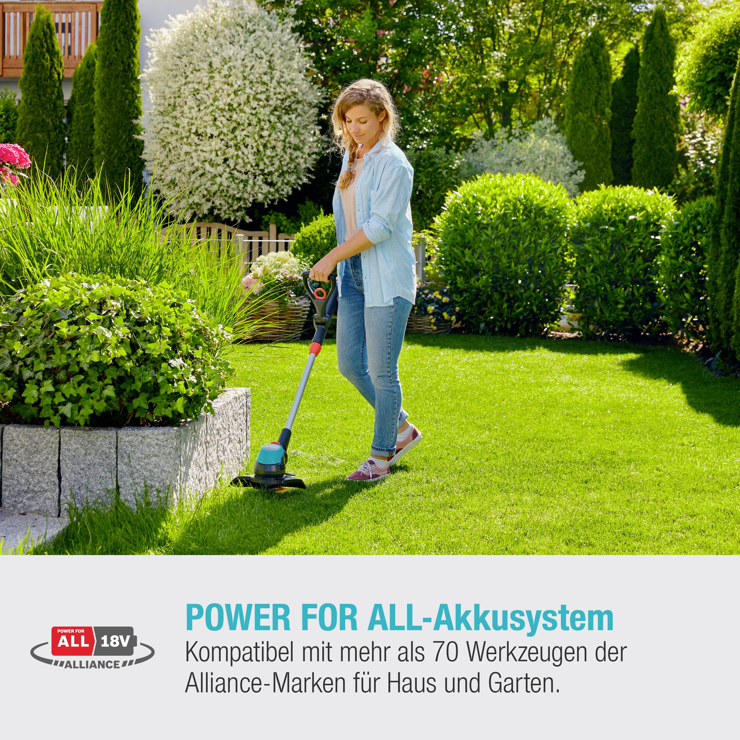 GARDENA EasyCut 23/18V P4A solo Akku Rasentrimmer ohne Akku