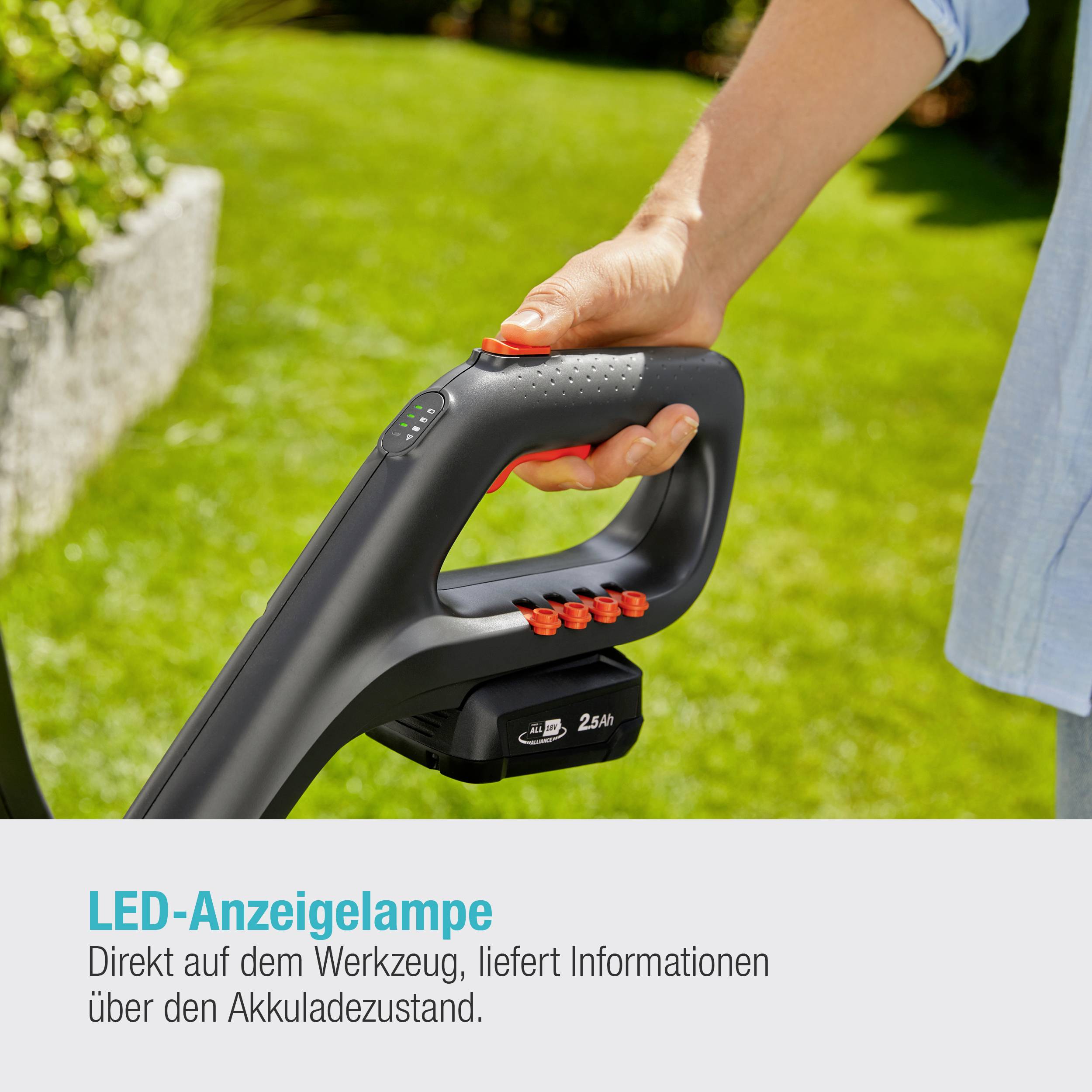 GARDENA ComfortCut 23/18V-P4A solo Akku Rasentrimmer ohne Akku