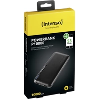 Intenso P10000 Powerbank 10000 mAh LiPo Schwarz Statusanzeige Intenso P10000 Powerbank 10000 mAh LiPo Schwarz Statusanzeige