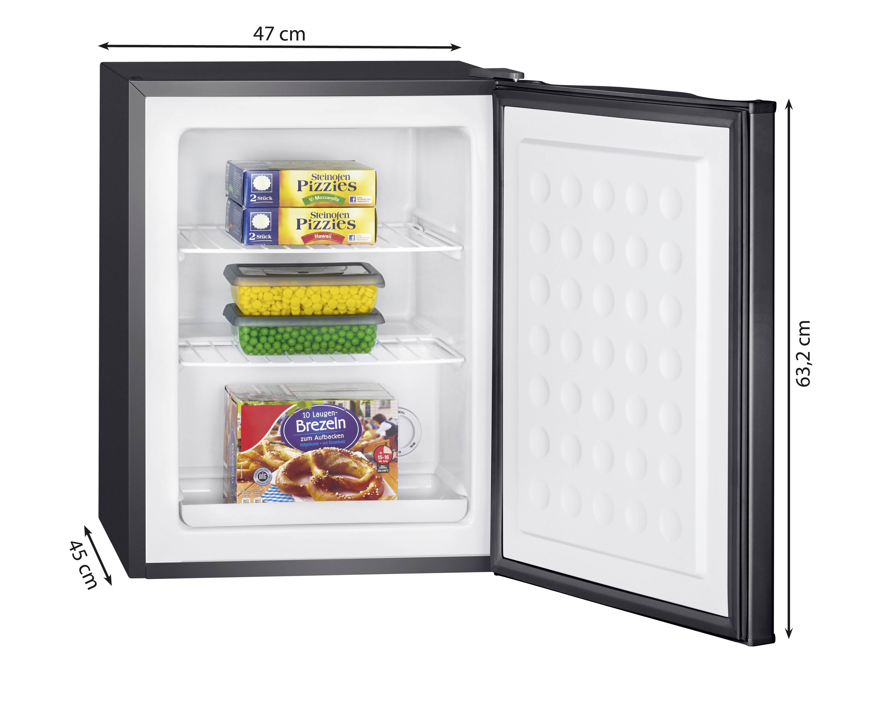 Bomann GB 7236 Gefrierschrank EEK: E (A - G) 42l Standgerät Schwarz