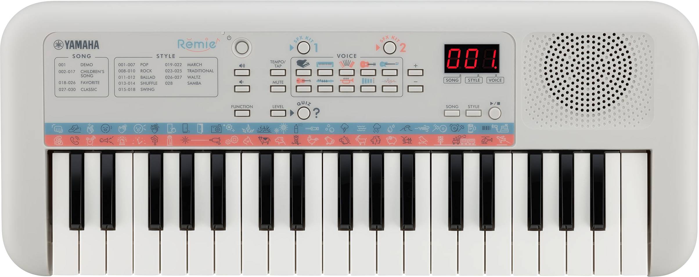 Yamaha PSS-E30 Keyboard Weiß