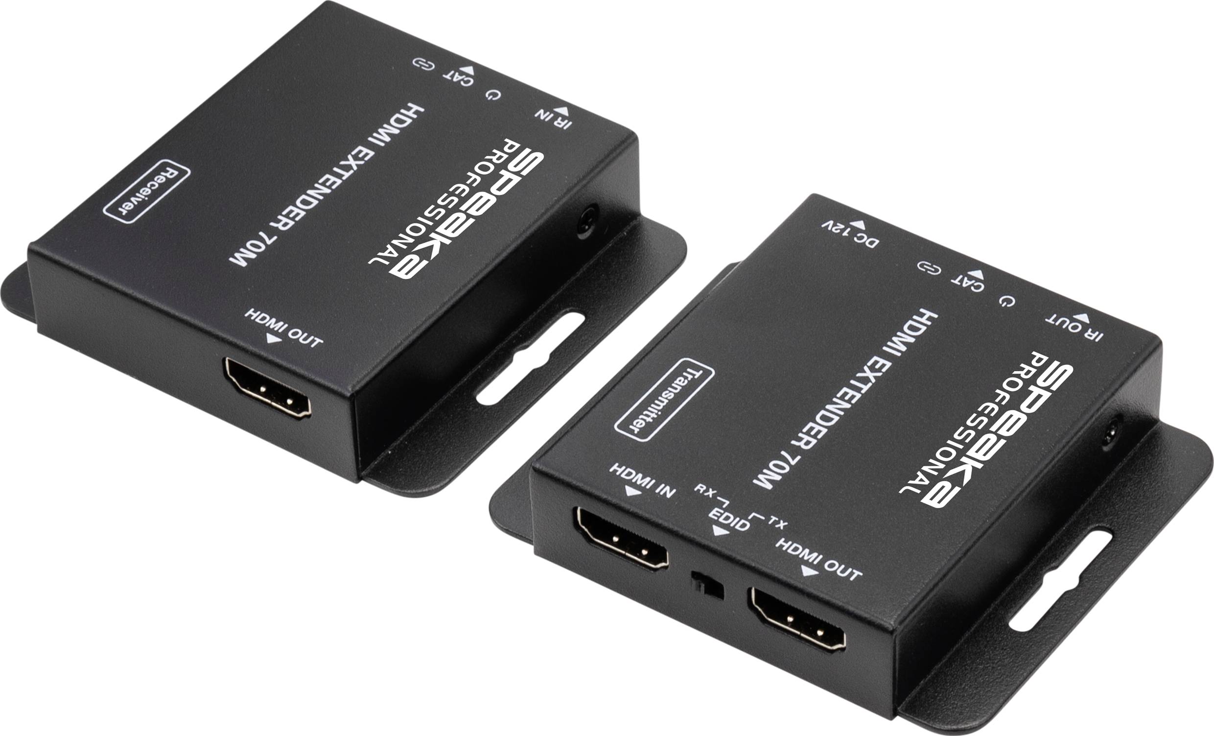 SpeaKa Professional SP-HDE-200 HDMI® HDMI Extender über Netzwerkkabel RJ45 70m