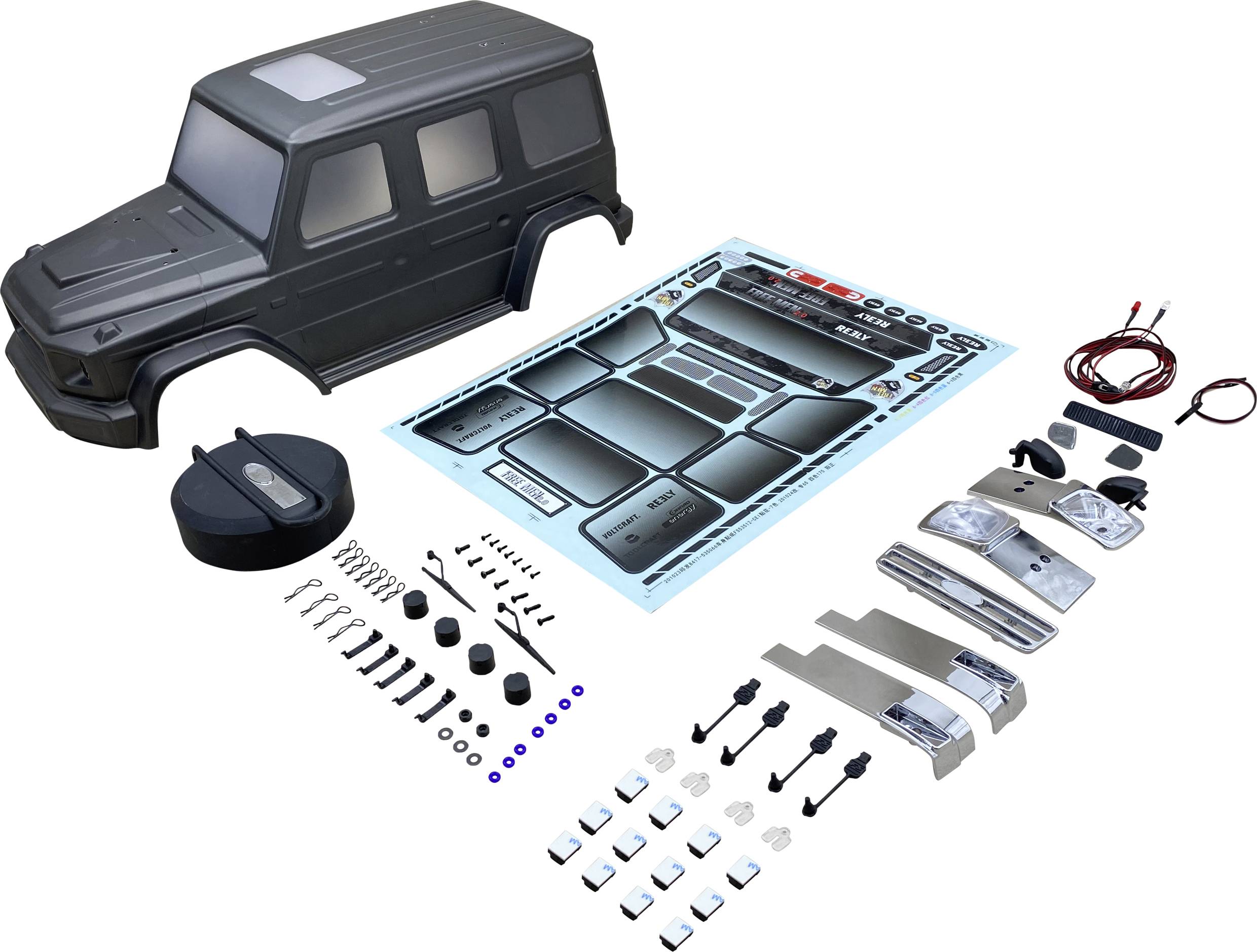 Reely RE-7068321 Ersatzteil Karosserie mit Licht