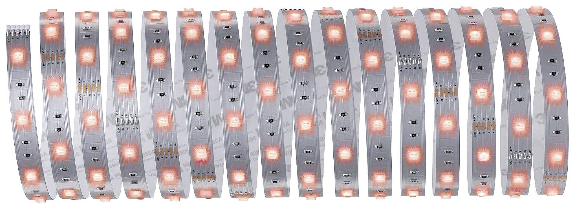 Paulmann MaxLED Stripe RGB 79867 LED-Streifen mit Stecker 24V 5m Warmweiß 1St.