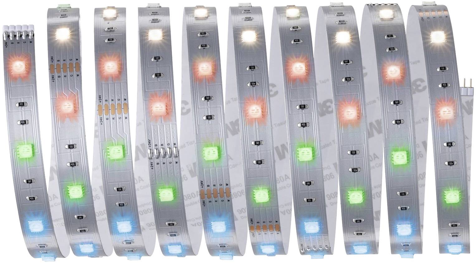 Paulmann MaxLED Basic 79864 LED-Streifen-Komplettset mit Stecker 24V 3m Warmweiß 1St.