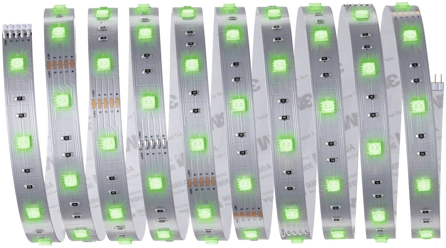 Paulmann MaxLED Basic 79864 LED-Streifen-Komplettset mit Stecker 24V 3m Warmweiß 1St.