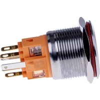 Joy-it BUTTON22B-L-RD BUTTON22B-L-RD Tastschalter 250 V/AC 7A 1 x Ein/(Aus) rastend Rot (Ø x H) 25mm x 40.40mm IP67, IK10 1St. Joy-it BUTTON22B-L-RD BUTTON22B-L-RD Tastschalter 250 V/AC 7A 1 x Ein/(Aus) rastend Rot (Ø x H) 25mm x 40.40mm IP67, IK10 1St.