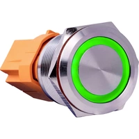 Joy-it BUTTON22C-L-GR BUTTON22C-L-GR Tastschalter 250 V/AC 15A 1 x Ein/Aus rastend Grün (Ø x H) 25mm x 34.50mm IK10, IP67 1St. Joy-it BUTTON22C-L-GR BUTTON22C-L-GR Tastschalter 250 V/AC 15A 1 x Ein/Aus rastend Grün (Ø x H) 25mm x 34.50mm IK10, IP67 1St.