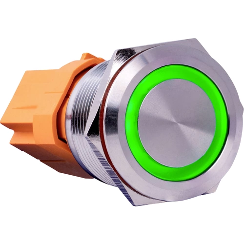 Joy-it BUTTON22C-L-GR BUTTON22C-L-GR Tastschalter 250 V/AC 15A 1 x Ein/Aus rastend Grün (Ø x H) 25mm x 34.50mm IK10, IP67 1St. Joy-it BUTTON22C-L-GR BUTTON22C-L-GR Tastschalter 250 V/AC 15A 1 x Ein/Aus rastend Grün (Ø x H) 25mm x 34.50mm IK10, IP67 1St.