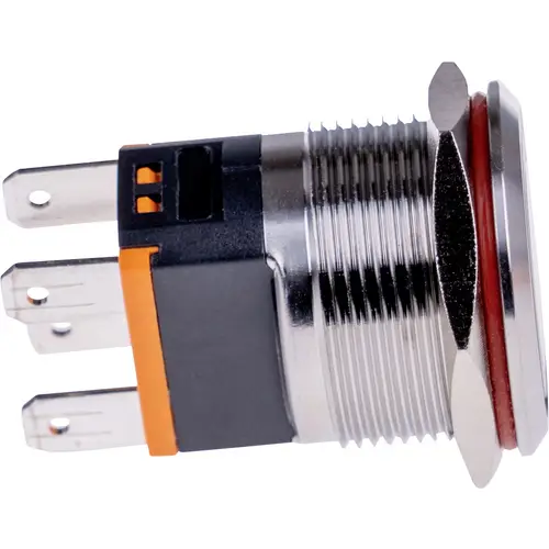 Joy-it BUTTON22C-L-GR BUTTON22C-L-GR Tastschalter 250 V/AC 15A 1 x Ein/Aus rastend Grün (Ø x H) 25mm x 34.50mm IK10, IP67 1St. Joy-it BUTTON22C-L-GR BUTTON22C-L-GR Tastschalter 250 V/AC 15A 1 x Ein/Aus rastend Grün (Ø x H) 25mm x 34.50mm IK10, IP67 1St.