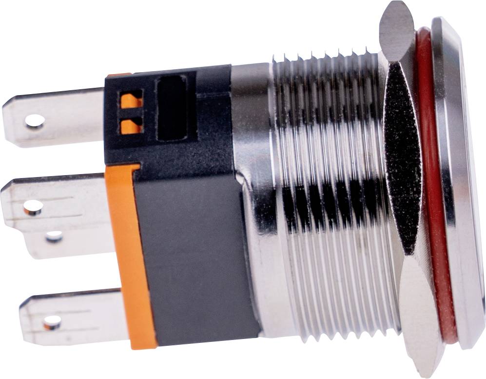 Joy-it BUTTON22C-M-GR BUTTON22C-M-GR Tastschalter 250 V/AC 15A 1 x Ein/Aus tastend Grün (Ø x H) 24.80mm x 34.50mm IP67, IK10 1St.