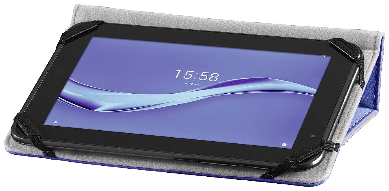 Hama Strap Tablet-Cover Universal 24,4cm (9,6") - 27,9cm (11") Book Cover Blau