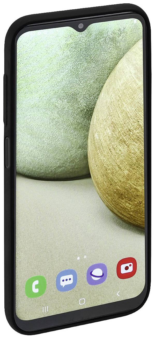 Hama Cover Finest Feel Cover Samsung Galaxy A12 Schwarz Spritzwassergeschützt