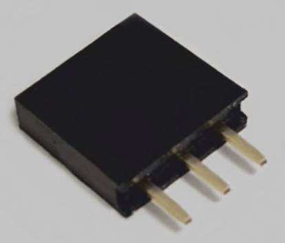 BKL Electronic Buchsenleiste (Standard) Anzahl Reihen: 1 Polzahl je Reihe: 3 10122201 1 St. Bulk