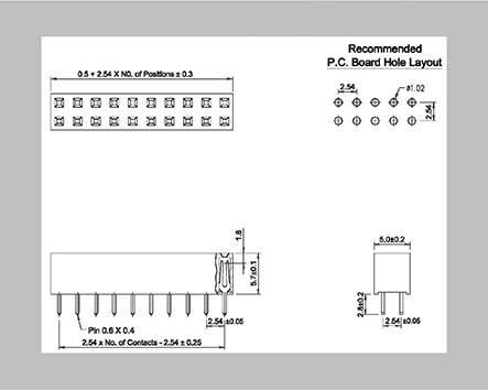 BKL Electronic Buchsenleiste (Standard) Anzahl Reihen: 2 Polzahl je Reihe: 5 10122220 1 St. Tray