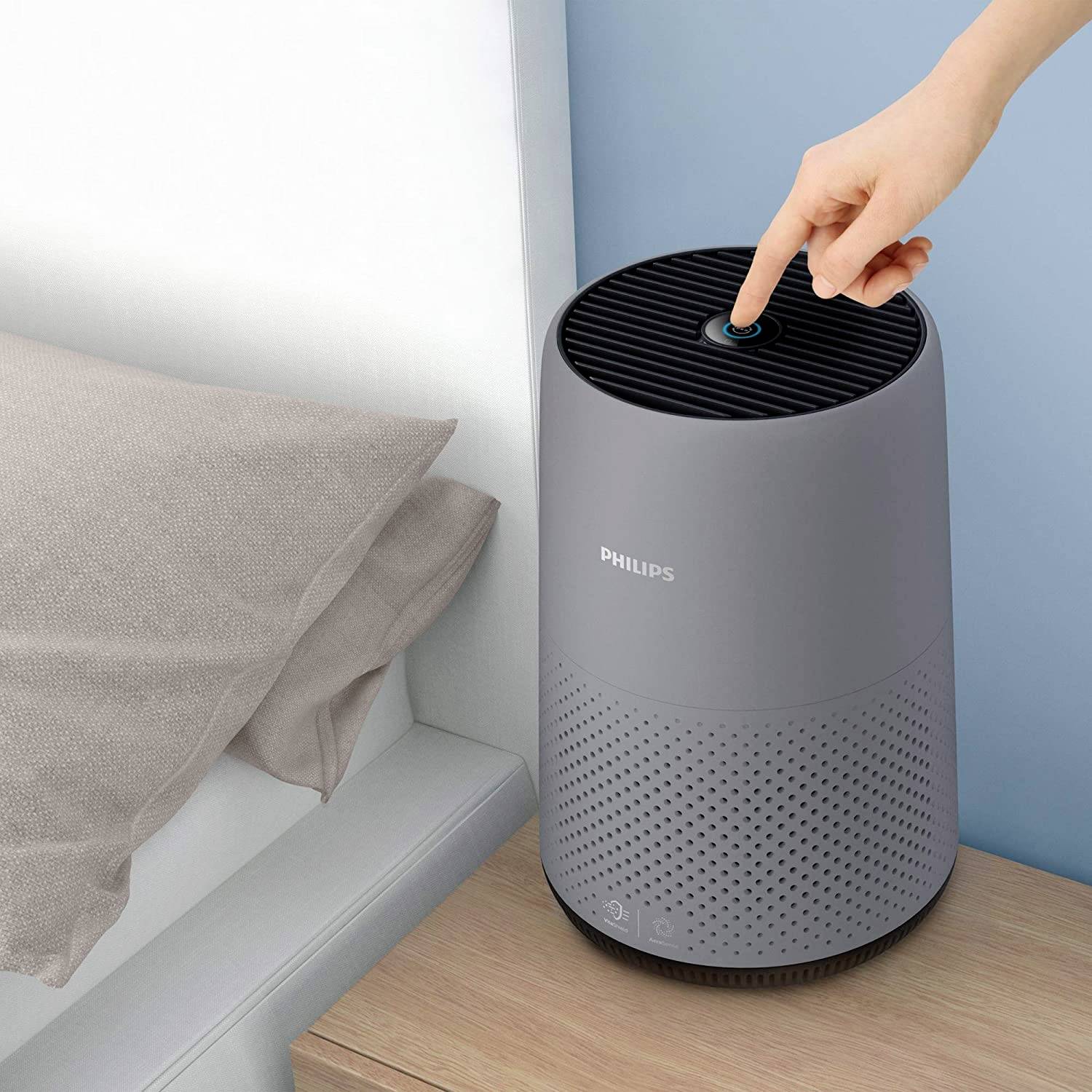 Philips AC0830/10 Serie 800 Luftreiniger  49 m² Grau, Schwarz