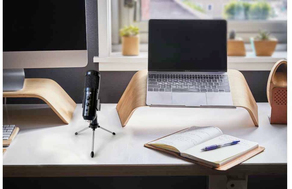 CAD Audio U49 - USB Side Address Studio Mic Sprach-Mikrofon inkl. Stativ