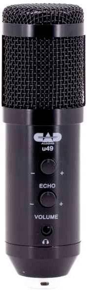 CAD Audio U49 - USB Side Address Studio Mic Sprach-Mikrofon inkl. Stativ