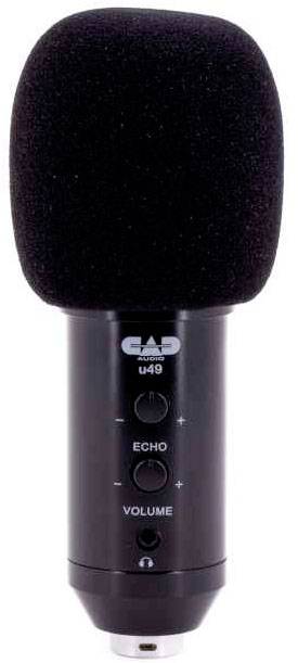 CAD Audio U49 - USB Side Address Studio Mic Sprach-Mikrofon inkl. Stativ