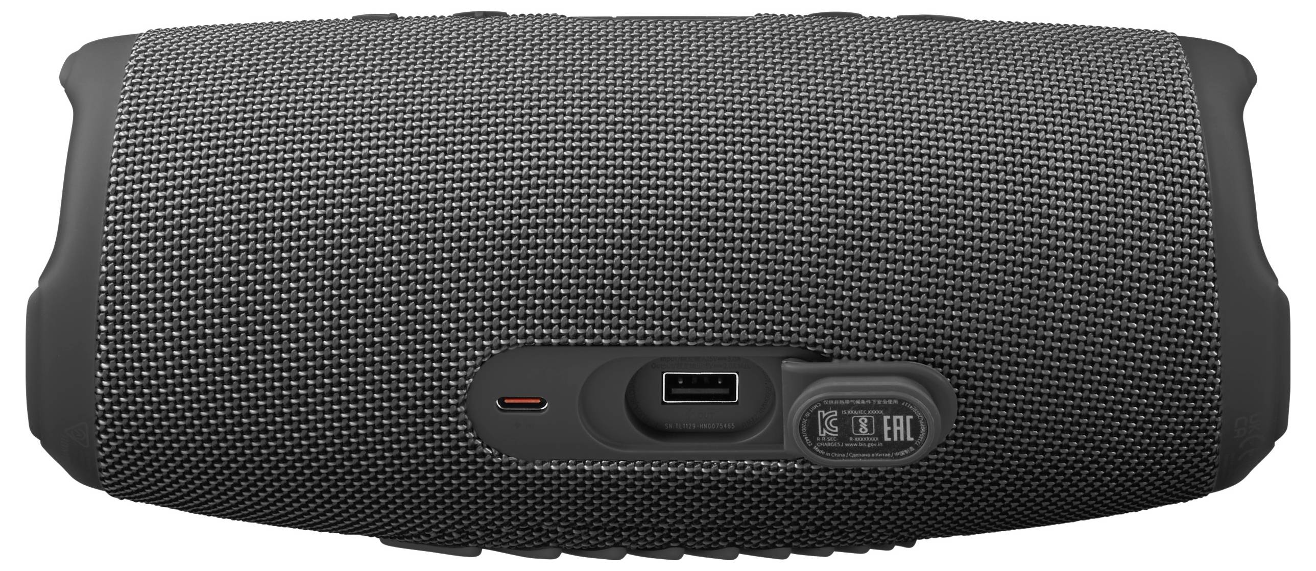 Charge 5 Bluetooth® Lautsprecher Outdoor, staubfest, Wasserfest Schwarz