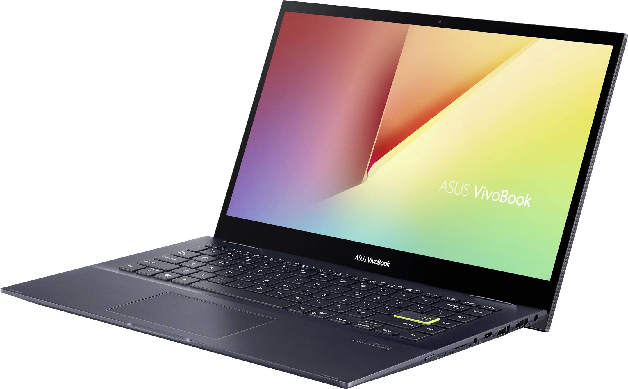 Asus 2-in-1 Notebook / Tablet VivoBook Flip 14 TM420UA 35.6 cm (14 Zoll) Full HD AMD Ryzen 5 5500U 8 GB RAM 512 GB SSD Schwarz TM420UA-EC004
