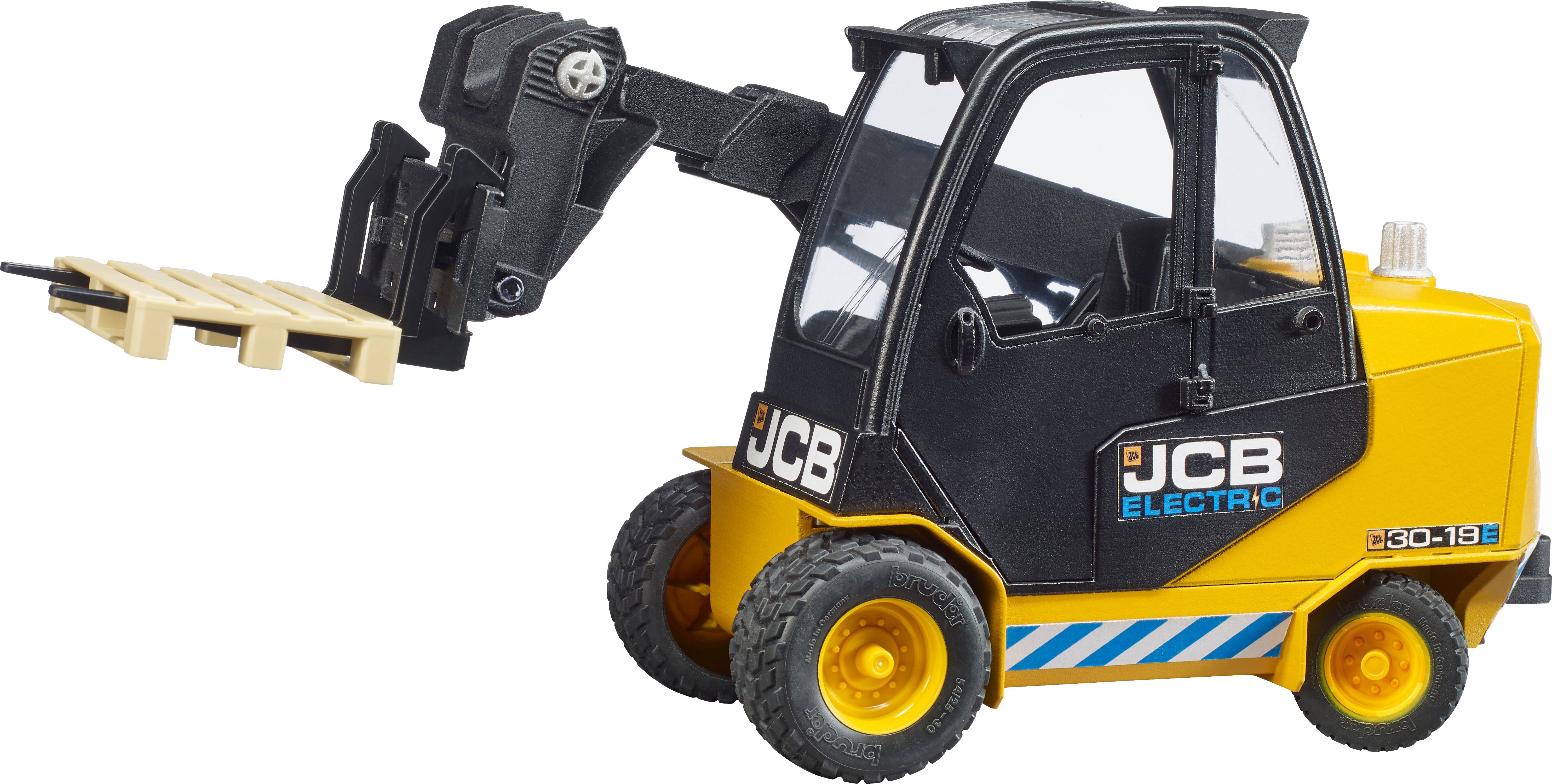bruder JCB Teletruk mit Palette Fertigmodell Baufahrzeug Modell