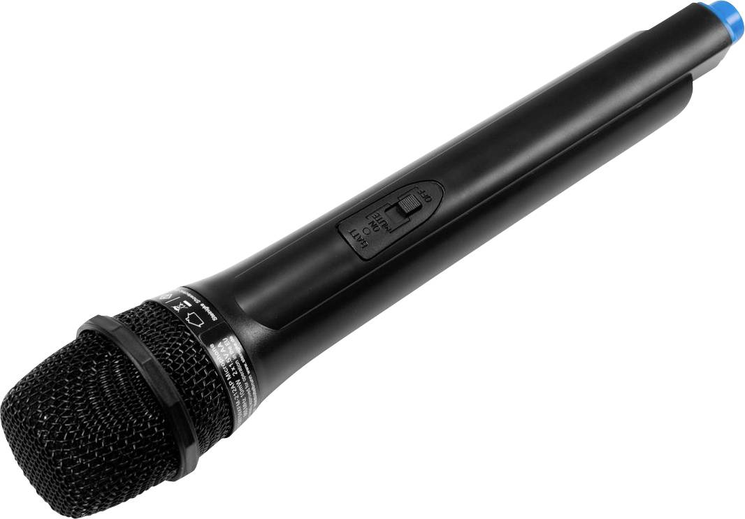 Omnitronic XFM-212AP Aktives PA-Lautsprecher-Set Bluetooth, inkl. Mikrofon, Trolley-Funktion