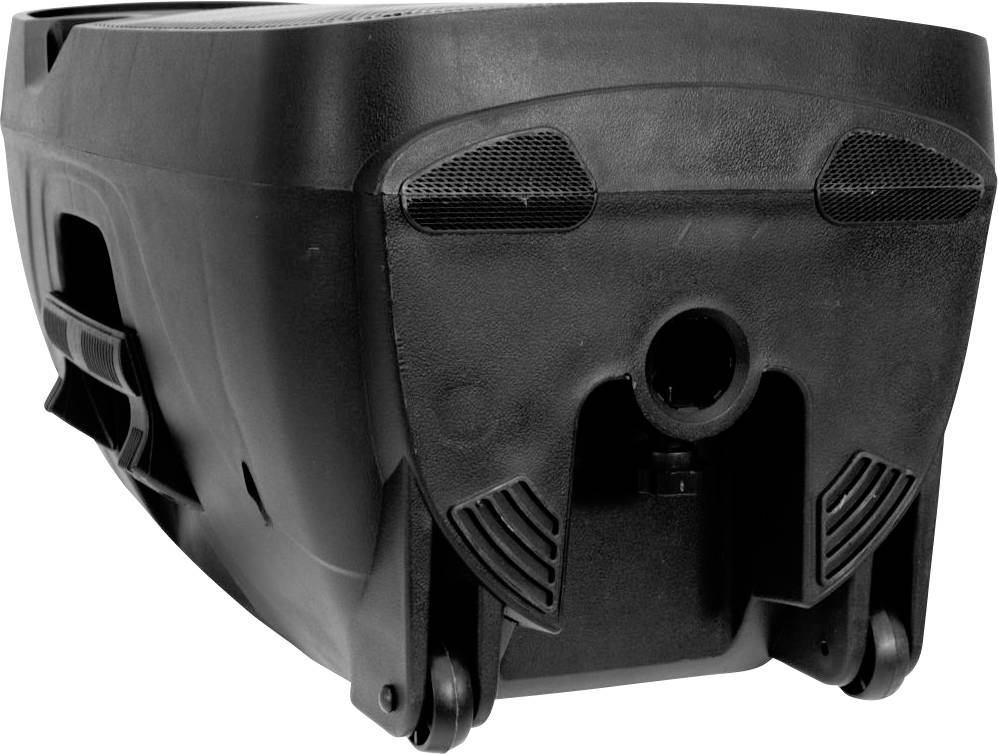 Omnitronic XFM-212AP Aktives PA-Lautsprecher-Set Bluetooth, inkl. Mikrofon, Trolley-Funktion