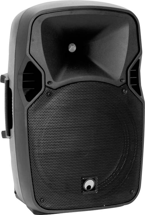 Omnitronic XFM-212AP Aktives PA-Lautsprecher-Set Bluetooth, inkl. Mikrofon, Trolley-Funktion