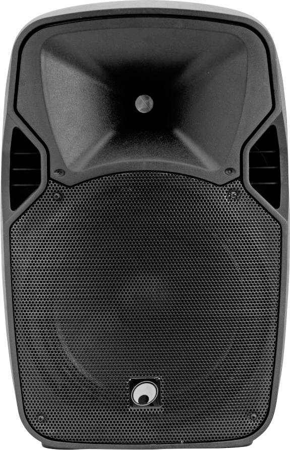 Omnitronic XFM-212AP Aktives PA-Lautsprecher-Set Bluetooth, inkl. Mikrofon, Trolley-Funktion