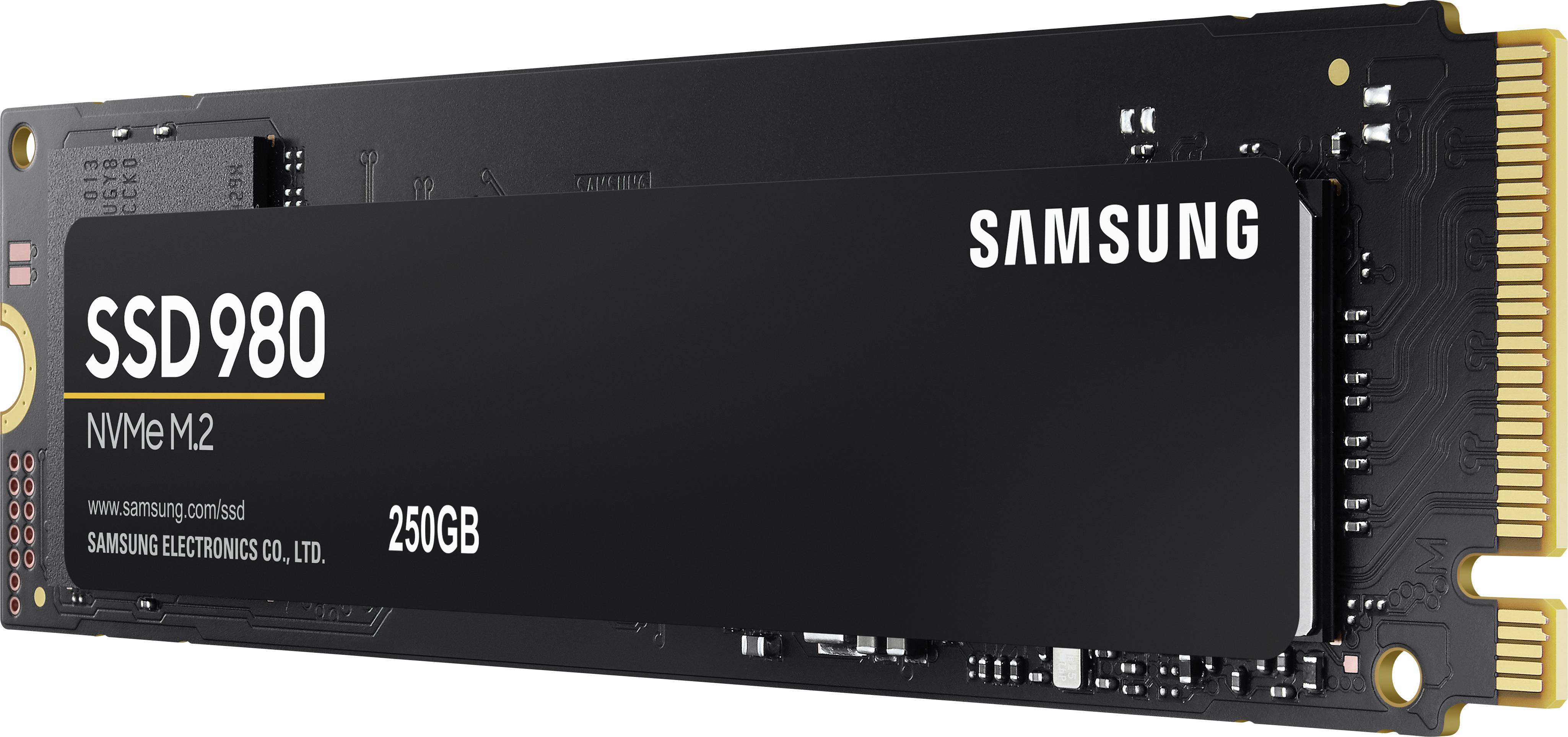 Samsung 980 MZ-V8V250BW - SSD - verschlüsselt - 250 GB - intern - M.2 2280 - PCIe 3.0 x4 (NVMe)