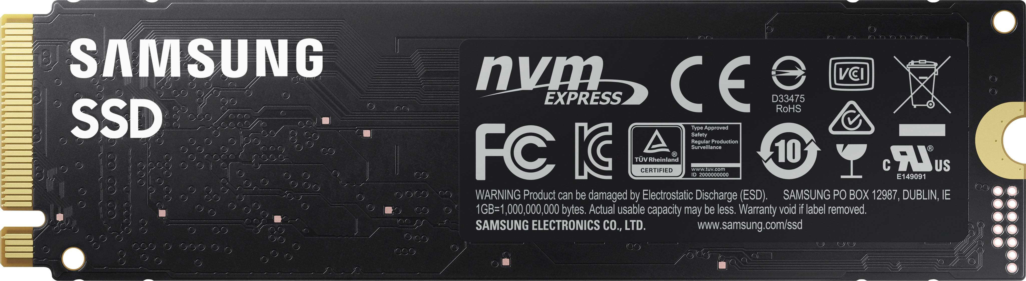 Samsung 980 MZ-V8V250BW - SSD - verschlüsselt - 250 GB - intern - M.2 2280 - PCIe 3.0 x4 (NVMe)